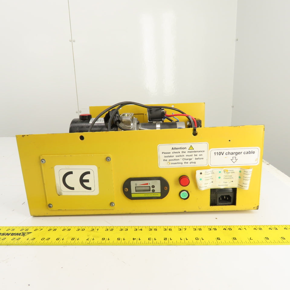 Vestil Vibo 058-16 12VDC Hydraulic Power Unit For Lift Tables 1.5L W/ Charger