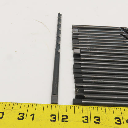 Precision 15/64" 118° Point Black Oxide Finish Twist Drill Bit Tang Lot of 21