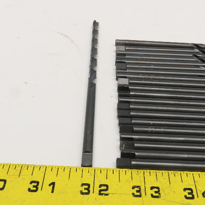 Precision 15/64" 118° Point Black Oxide Finish Twist Drill Bit Tang Lot of 21