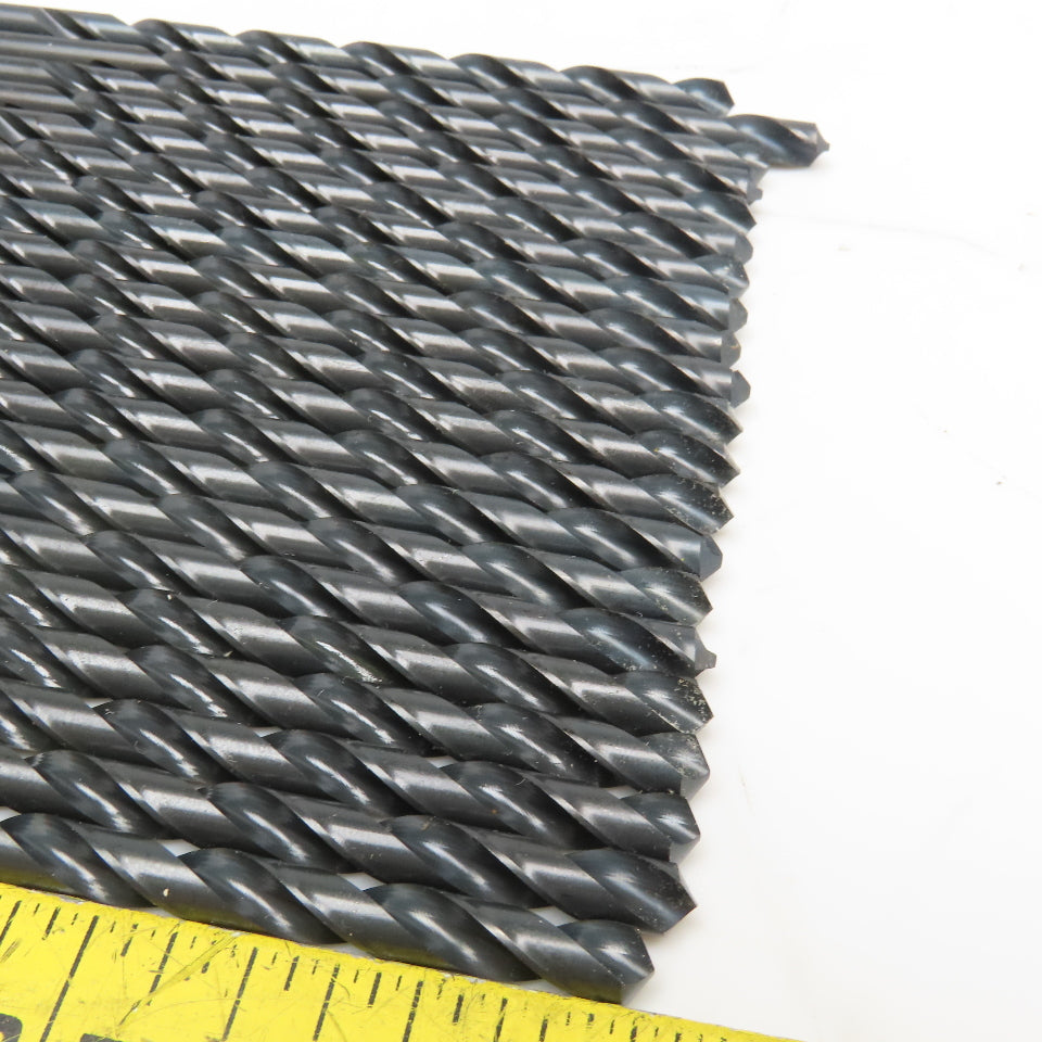 Precision 15/64" 118° Point Black Oxide Finish Twist Drill Bit Tang Lot of 21