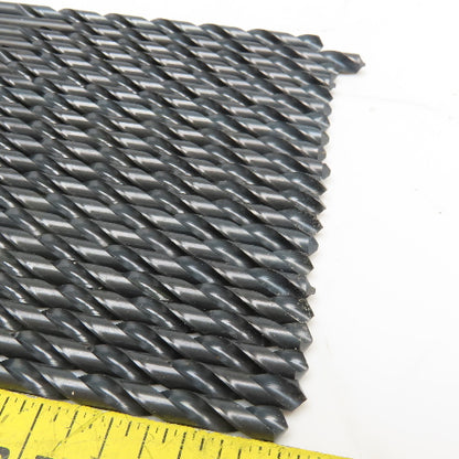 Precision 15/64" 118° Point Black Oxide Finish Twist Drill Bit Tang Lot of 21