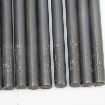 No. 20 2 Flute Parabolic Drill Bit 9" OAL 140° Lot Of 20