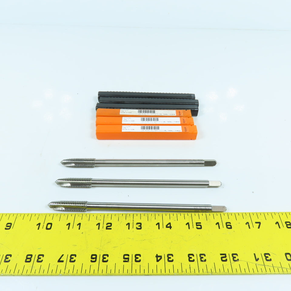 Hertel 87152187 Extension Tap 3/8-16 3 Flute Spiral Point 6" OAL HSS USA Lot/3
