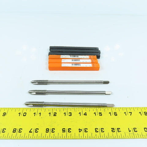 Hertel 87152187 Extension Tap 3/8-16 3 Flute Spiral Point 6" OAL HSS USA Lot/3