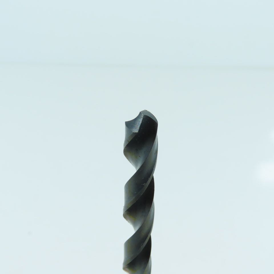 Hertel 89315832 27/64" x 10" Long 2 Flute Drill Bit HSS 118° Oxide Finish USA