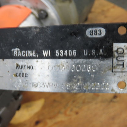 Bosch 0513400260 10Hp 230/460V 3Ph Variable Displacement Vane Pump