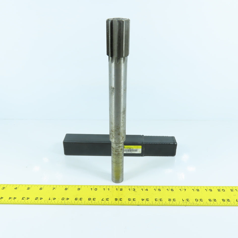 Interstate 02471324 1-1/2" Machine Expansion Reamer 10 Straight Flute HSS 12.5"L