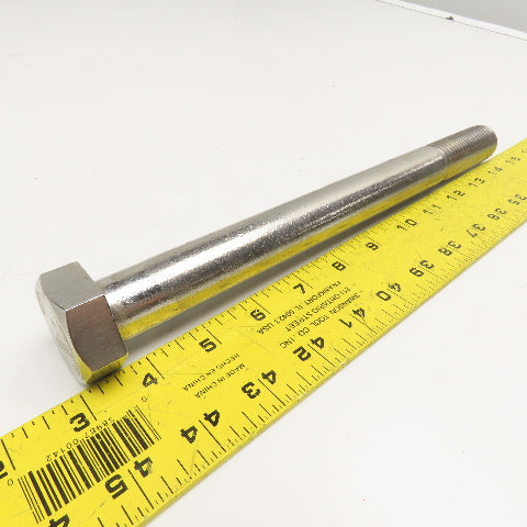 1"-8 x 11" S30400 Stainless Steel Hex Head Bolt