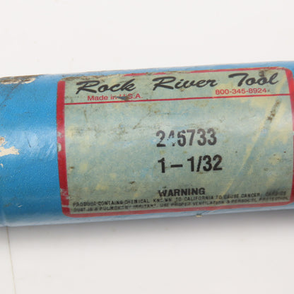 Rock River Tool 246733 1-1/32" Expanding Reamer MT3 Shank 8 Flute 10-1/2" OAL