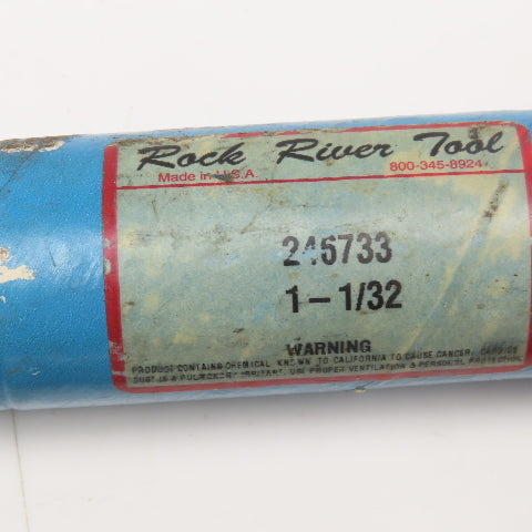 Rock River Tool 246733 1-1/32" Expanding Reamer MT3 Shank 8 Flute 10-1/2" OAL