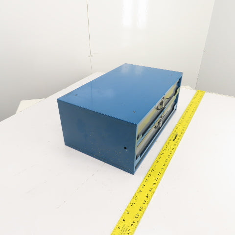 Durham 20" x 12" x 8" 2-Drawer Small Parts Ball Bearing Slide Storage Rack