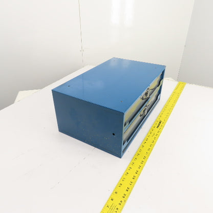 Durham 20" x 12" x 8" 2-Drawer Small Parts Ball Bearing Slide Storage Rack