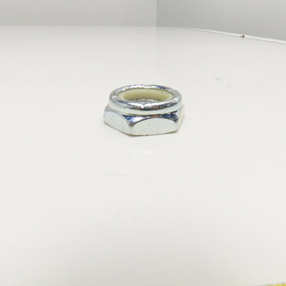 1"-8 Hex Nylon Insert Lock Jam Nut Zinc Coated Lot Of 5