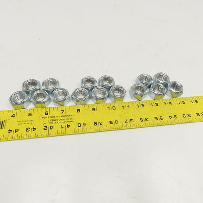 3/4"-10 Stover Grade C Hex Cone Lock Nut Zinc Lot Of 15