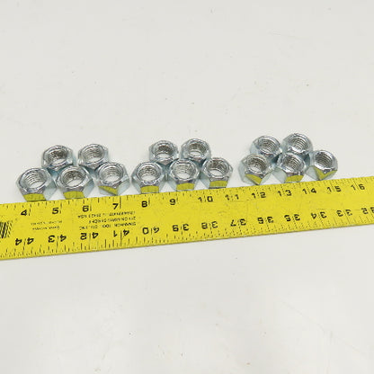 3/4"-10 Stover Grade C Hex Cone Lock Nut Zinc Lot Of 15