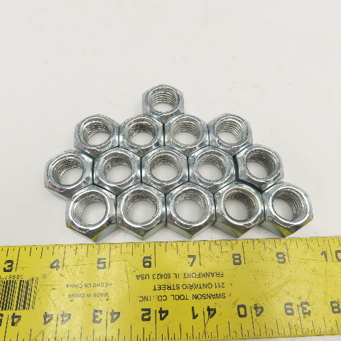 3/4"-10 Stover Grade C Hex Cone Lock Nut Zinc Lot Of 15
