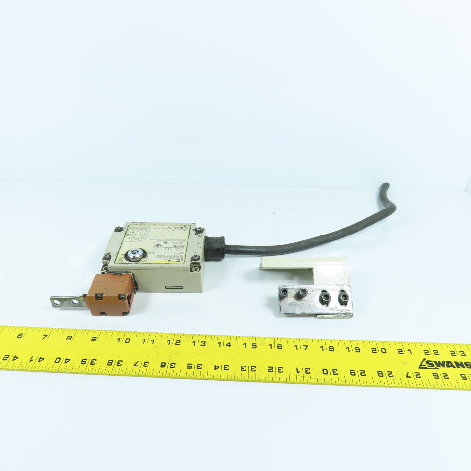 Omron D4BL-2CRA 24VDC Safety Door Gate Guard Interlock Switch W/ Mount