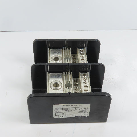 Marathon 1452552 380A 600VAC Power Distribution Block 2 Main 24 Secondary