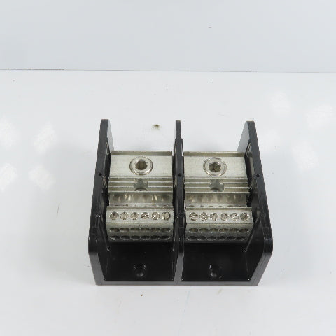 Marathon 1452552 380A 600VAC Power Distribution Block 2 Main 24 Secondary