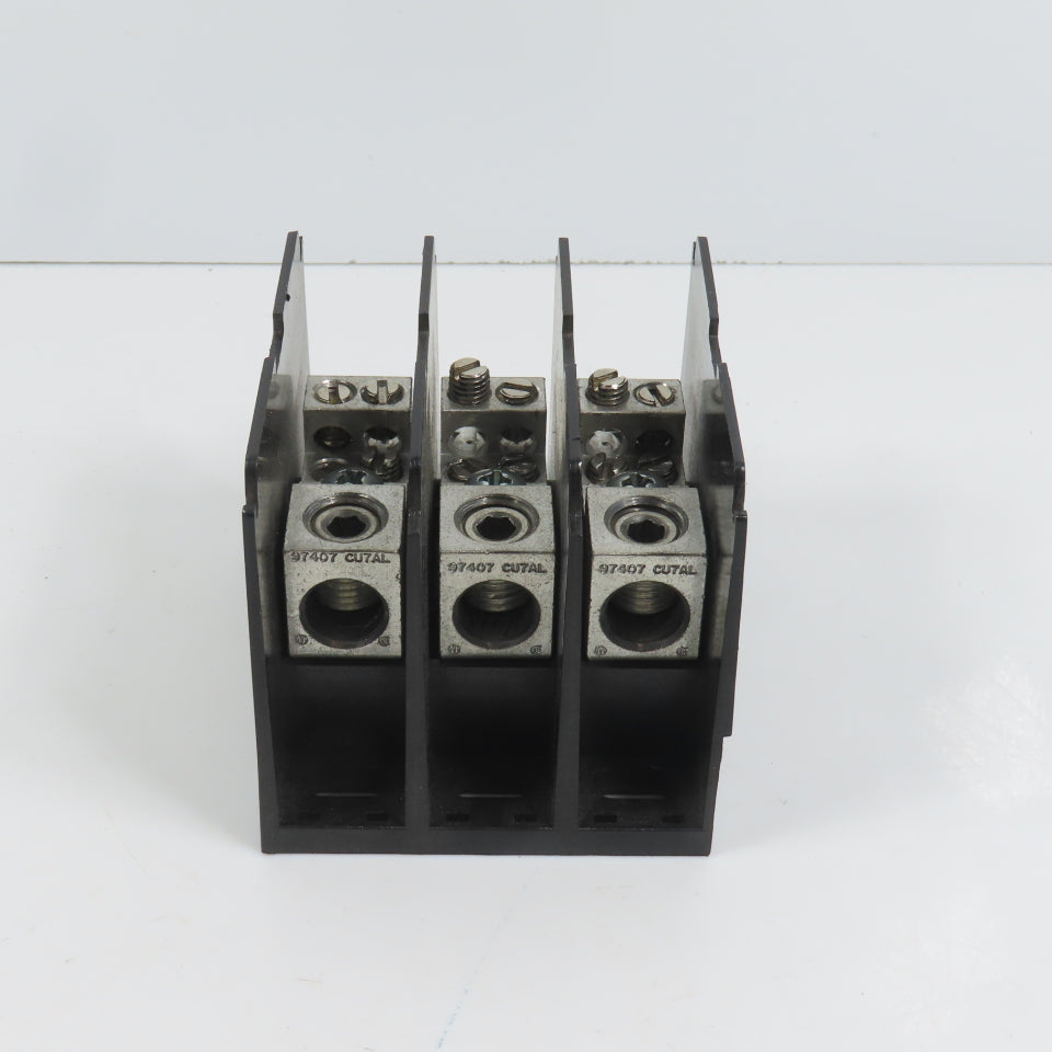 Marathon 1323570 175A 600VAC Power Distribution Block 3 Main 12 Secondary