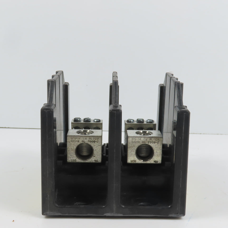 Bussmann 16321-2 175A 600VAC Power Distribution Block 2 Main 12 Secondary