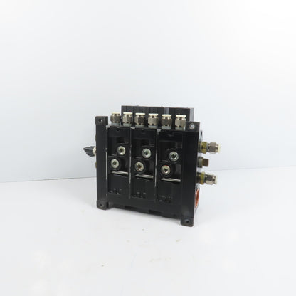 Parker F52VXBG023A 3 Pneumatic Directional Valve Bank & Manifold 120V Coil