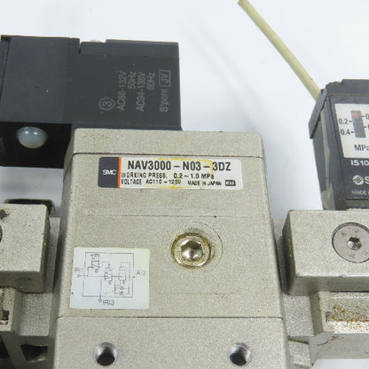 SMC AL30-N03-Z AW30-N03D-Z Filter Regulator Lubricator 150PSI NAV3000-N03-3DZ