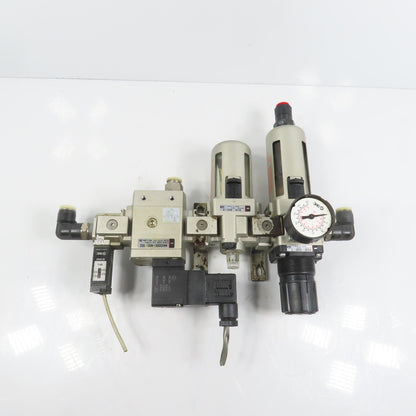 SMC AL30-N03-Z AW30-N03D-Z Filter Regulator Lubricator 150PSI NAV3000-N03-3DZ