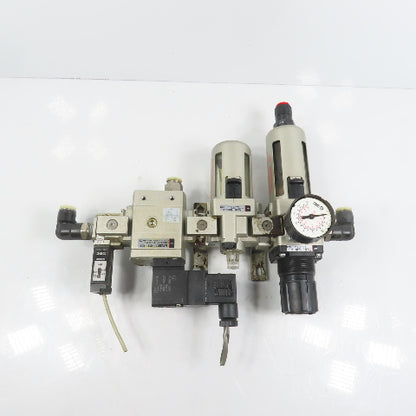 SMC AL30-N03-Z AW30-N03D-Z Filter Regulator Lubricator 150PSI NAV3000-N03-3DZ