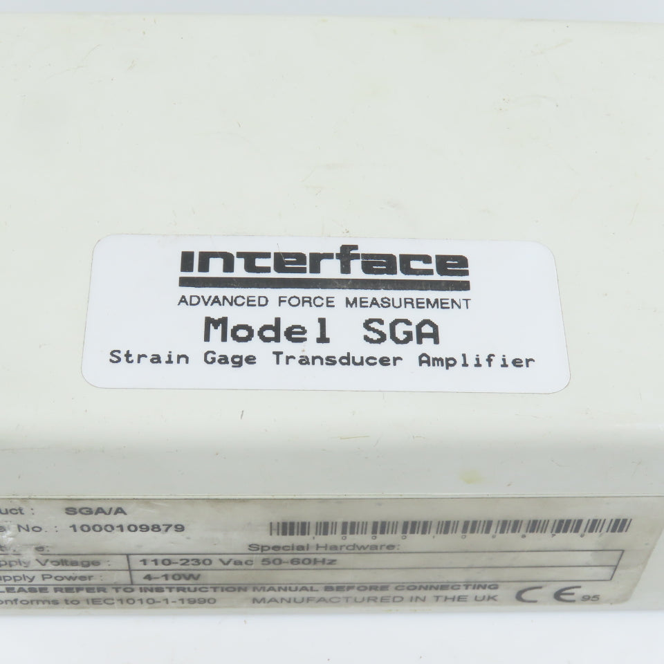 Interface Force Measurement SGA/A Strain Gage Transducer Amplifier 110-230VAC