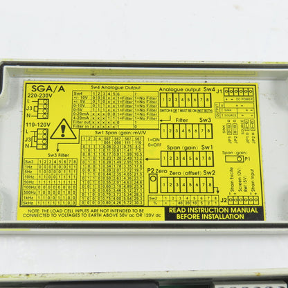 Interface Force Measurement SGA/A Strain Gage Transducer Amplifier 110-230VAC