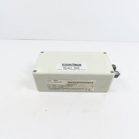 Interface Force Measurement SGA/A Strain Gage Transducer Amplifier 110-230VAC