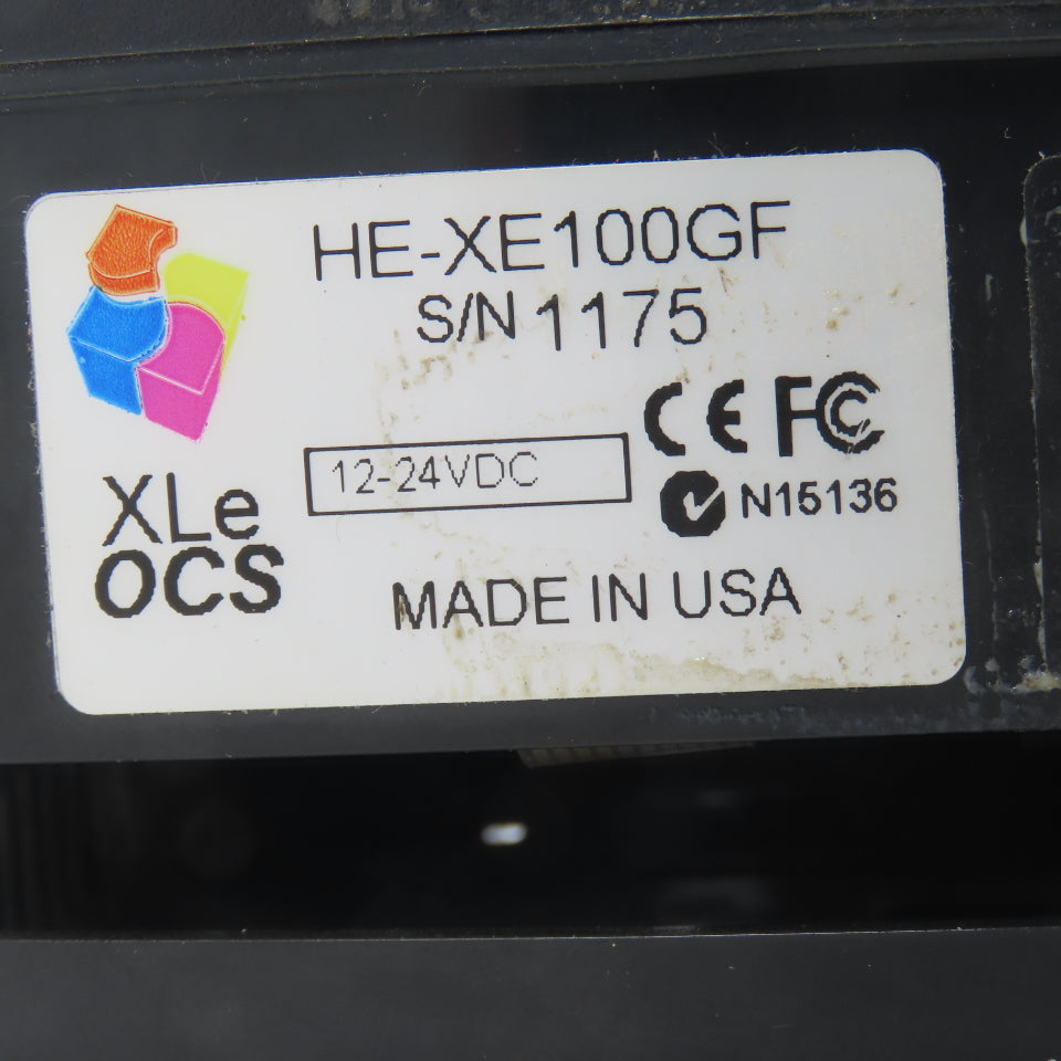Horner HE-XE100GF Xle Interface 12-24VDC (BROKEN HOUSING) Good Display