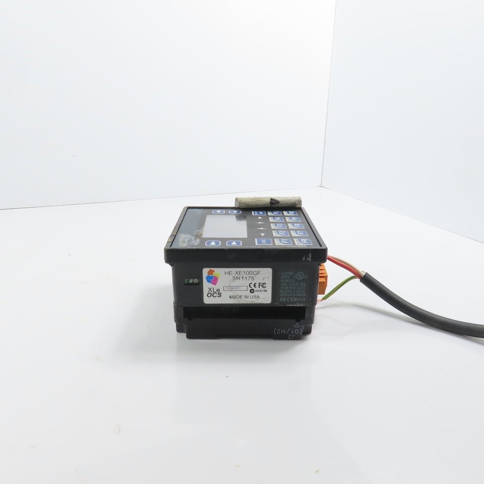 Horner HE-XE100GF Xle Interface 12-24VDC (BROKEN HOUSING) Good Display