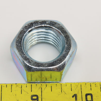 1"-8 Zinc Coated Hex Nut Lot Of 10