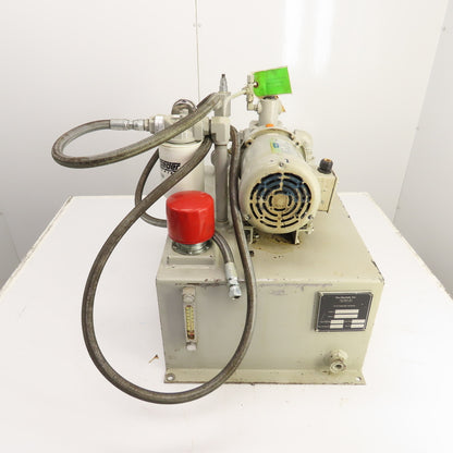 Tec-Hackett F-2666-B 10 Gallon 1/2HP Hydraulic Power Unit 230/460V 5GPM 750PSI