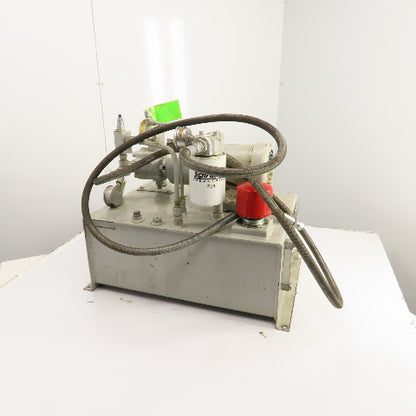 Tec-Hackett F-2666-B 10 Gallon 1/2HP Hydraulic Power Unit 230/460V 5GPM 750PSI