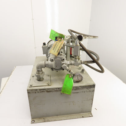 Tec-Hackett F-2666-B 10 Gallon 1/2HP Hydraulic Power Unit 230/460V 5GPM 750PSI