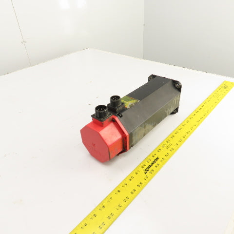 Fanuc A06B-0320-B506 AC Servo Motor 3000RPM 155V 200HZ 24mm Shaft W/ Pulsecoder