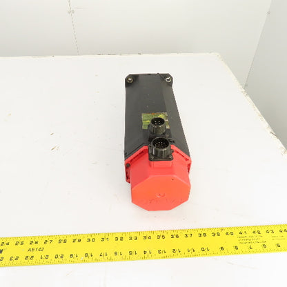 Fanuc A06B-0320-B506 AC Servo Motor 3000RPM 155V 200HZ 24mm Shaft W/ Pulsecoder