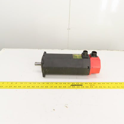 Fanuc A06B-0320-B506 AC Servo Motor 3000RPM 155V 200HZ 24mm Shaft W/ Pulsecoder