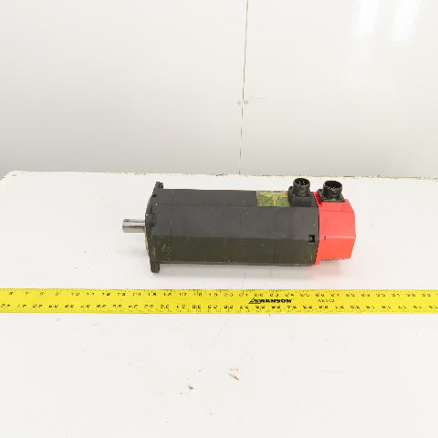 Fanuc A06B-0320-B506 AC Servo Motor 3000RPM 155V 200HZ 24mm Shaft W/ Pulsecoder
