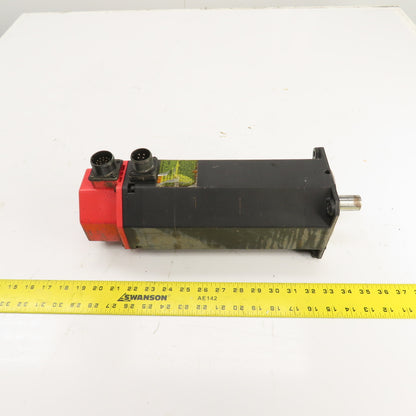 Fanuc A06B-0320-B506 AC Servo Motor 3000RPM 155V 200HZ 24mm Shaft W/ Pulsecoder