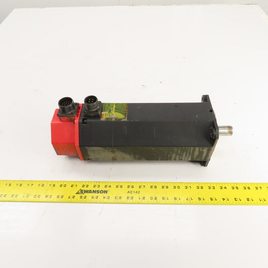 Fanuc A06B-0320-B506 AC Servo Motor 3000RPM 155V 200HZ 24mm Shaft W/ Pulsecoder