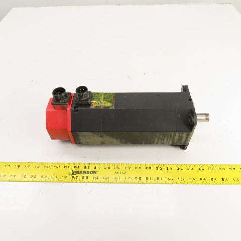 Fanuc A06B-0320-B506 AC Servo Motor 3000RPM 155V 200HZ 24mm Shaft W/ Pulsecoder