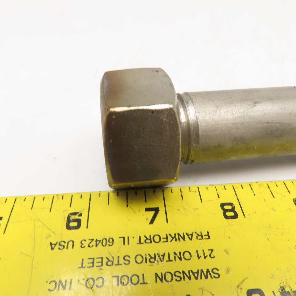 1"-8 Custom Stainless Steel Bolt 11" OAL