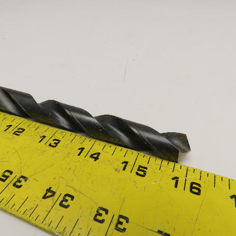 Precision Twist Drill 39/64" HSS 2 Flute Twist Drill MT2 Taper NOS