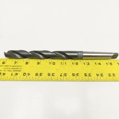 Precision Twist Drill 49/64" HSS 2 Flute Twist Drill MT2 Taper NOS