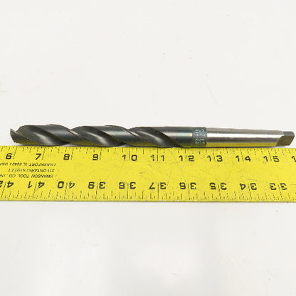 Precision Twist Drill 49/64" HSS 2 Flute Twist Drill MT2 Taper NOS