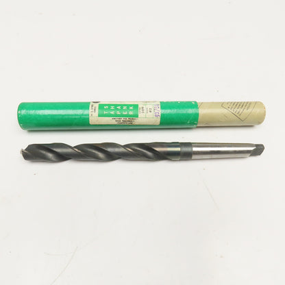 Precision Twist Drill 49/64" HSS 2 Flute Twist Drill MT2 Taper NOS